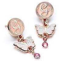 Wicked Glinda Drop Butterfly Earrings