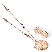 Wicked Glinda Necklace And Stud Earrings Gift Set