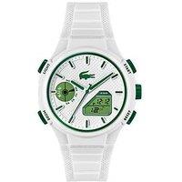Lacoste Lc33 Mens 45Mm White Silicone Watch