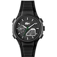 Lacoste Lc33 Mens 45Mm Black Silicone Watch