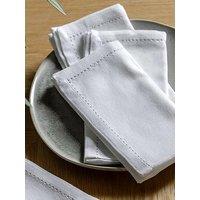 Gallery Direct White Classic Napkin (4Pk) White