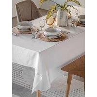 Gallery Direct White Classic Tablecloth White