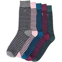 Crew Clothing Crew Clothing5 Pack Bamboo Socks - Multi