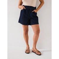 V By Very Curve Elasticated Waist Denim Short