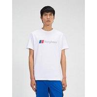 Berghaus Mens Classic Short Sleeve Sleeve Xl-Logo T-Shirt - White