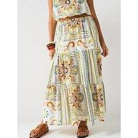 V By Very Mix Print Skirt Co-Ord - Multi