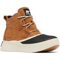 Sorel Womens Out N About 4 Classic Mid Waterproof Sneaker - Brown