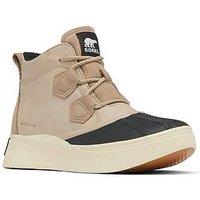 Sorel Womens Out N About 4 Classic Mid Waterproof Sneaker - Beige