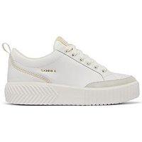 Sorel Womens Ona Ave Waterproof Low Sneaker - Cream