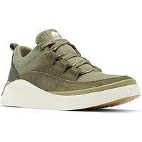 Sorel Womens Out N About 4 Waterproof Low Sneakers Green