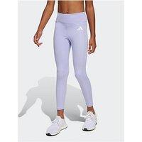 Adidas Junior Girls Training Optime Fav Tights - Purple