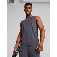 Puma Mens Training Tech Triblend Tank - Grey