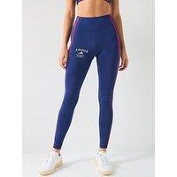 Adidas Womens Training Optime Legacy Tights - Dark Blue/Chalk White
