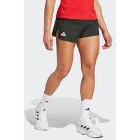 Adidas Womens Running Adizero Split Shorts - Black