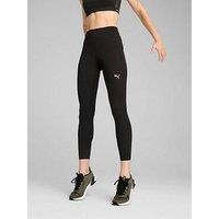 Puma Womens Training Essential High Waisted Full Length Tights - Black