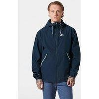Helly Hansen Mens Sandoy Rain Jacket - Blue