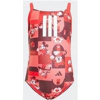 Adidas Kids Girls Disney Swimsuit - Pink