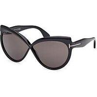 Tom Ford Athena Cat Sunglasses - Black