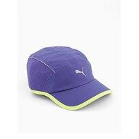 Puma Unisex Running Short Visor 5 Panel Cap - Blue
