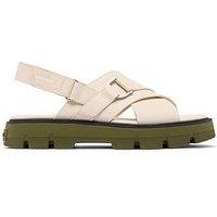 Sorel Womens Rein Cb Crisscross Sandal - Cream