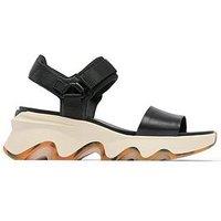 Sorel Womens Kinetic Impact Y-Strap High Sandal - Black