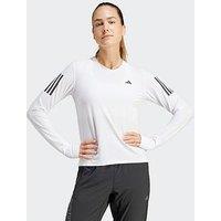 Adidas Womens Running Own The Run Long Sleeve Top - White