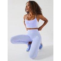 Adidas Womens Training Low Support Hyperglam Sports Bra - Purple