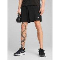 Puma Mens Training Essentials 7Inch Woven Shorts - Black