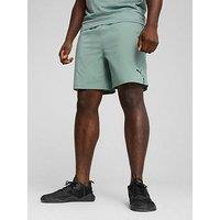 Puma Mens Training Essentials 7Inch Woven Shorts - Green