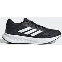 Adidas Womens Running Runfalcon 5 Wide Fit Trainers - Black/White