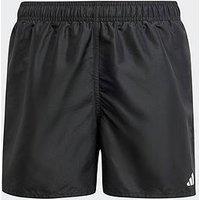 Adidas Kids Boys Solid Swim Shorts - Black