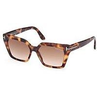 Tom Ford Winona Cat Sunglasses - Blonde Havana