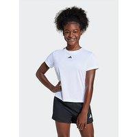 Adidas Junior Girls Train Essentials T-Shirt - White