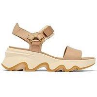 Sorel Womens Kinetic Impact Y-Strap High Sandal - Beige