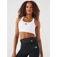 Adidas Womens Training High Support Sports Bra - White