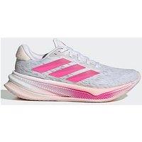 Adidas Womens Running Supernova Comfortglide Trainers - White/Pink