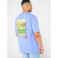 The North Face Unisex Axys Oversized Short Sleeve Tee - Blue