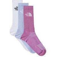 The North Face Multi Sport Cush Quarter Sock 3P - Pink