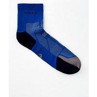 Hilly Marathon Fresh Anklet Min Running Sock - Cobalt/Iron