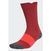 Adidas Unisex Running Runxboost Socks - Red