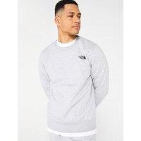 The North Face Men'S Simple Dome Crew Sweatshirt - Grey