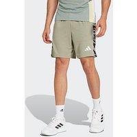 Adidas Mens Training Camo 3 Stripe 7 Inch Shorts