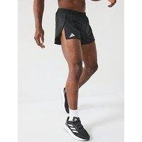 Adidas Mens Running Adizero Split Shorts - Black