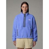 The North Face Women'S Tnf Fleeski 1/4 Zip Pullover Fleece - Purple