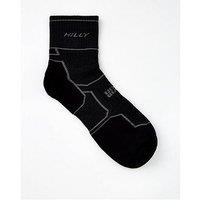 Hilly Twin Skin Anklet Med Running Sock - Black