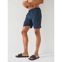 Adidas Mens Solid Clx Swim Shorts - Aurora Ink/Black