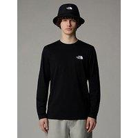 The North Face Men'S Long Sleeve Simple Dome Tee - Black