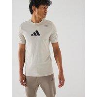 Adidas Mens Training Graphic T-Shirt - Grey