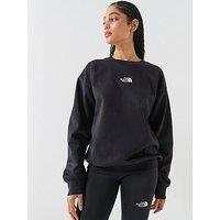 The North Face Women'S Essential Oversized Crew Sweatshirt - Black