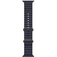 Apple Watch 49Mm Navy Ocean Band - Natural Titanium Finish